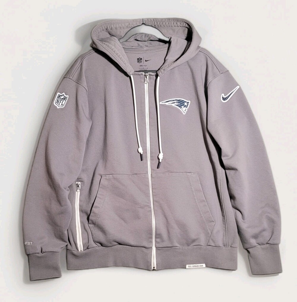 New England Patriots Nike Standard Issue Dri-Fit Full Zip Hoodie Men’s L NFL